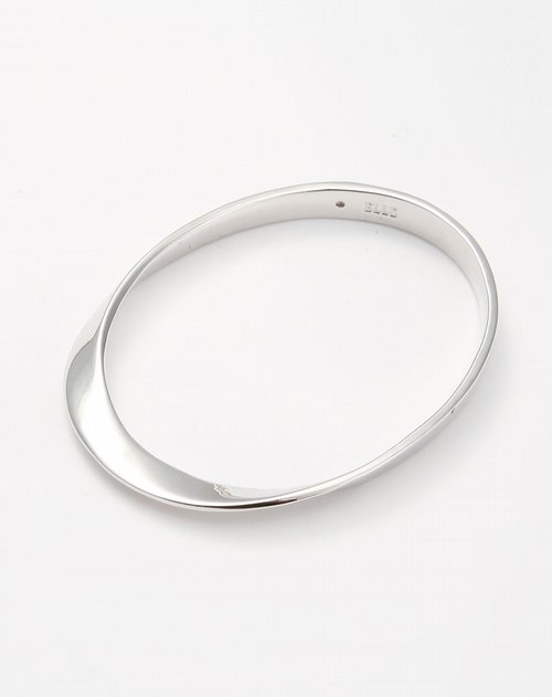 elle time and jewelry饰品专场elle经典永久银色简约手镯