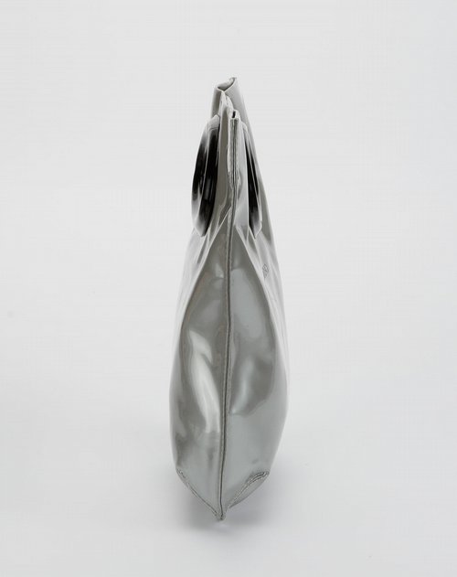 曼娅奴migaino女装专场银色时尚简约手提包