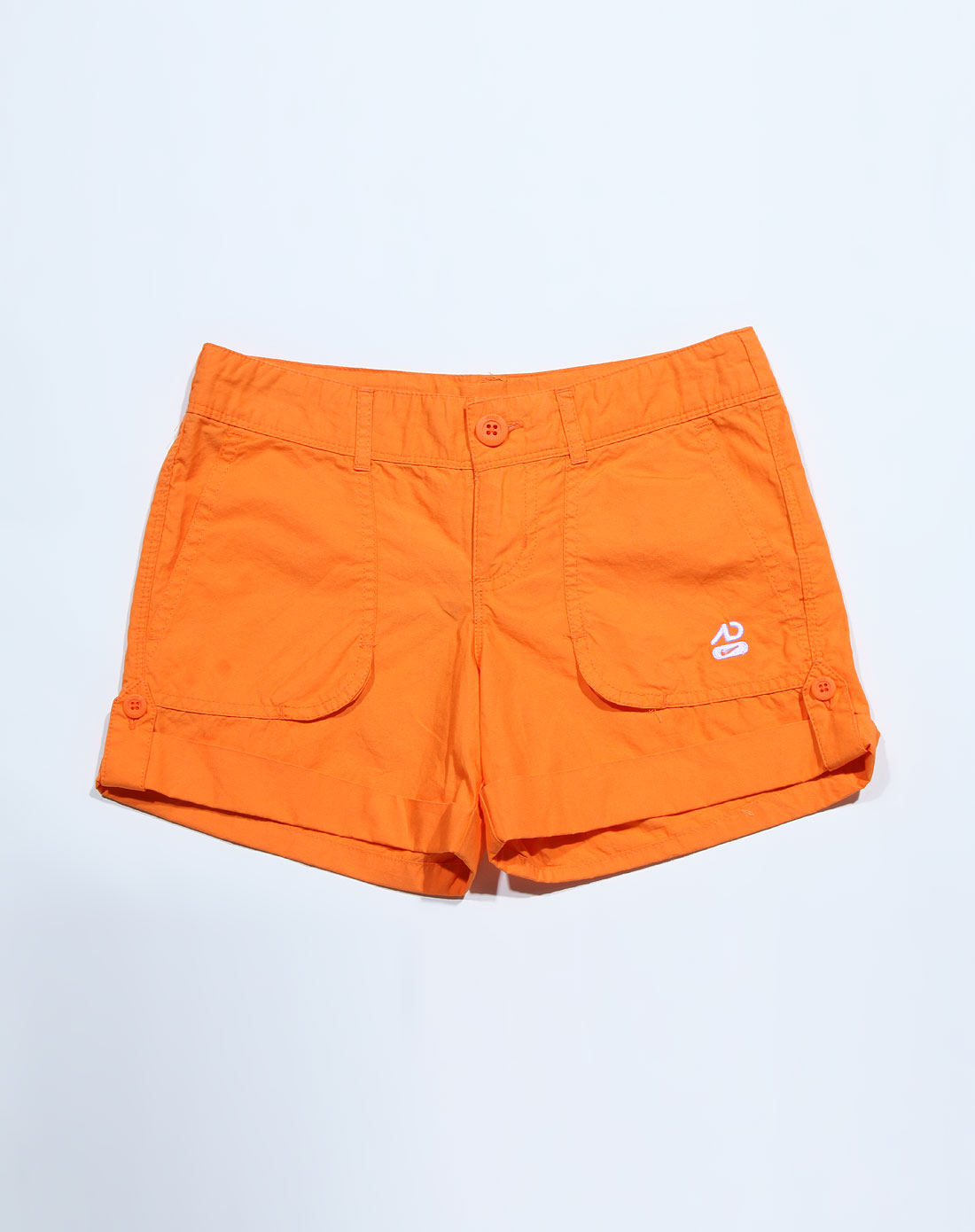 耐克nike女装专场橙色休闲短裤