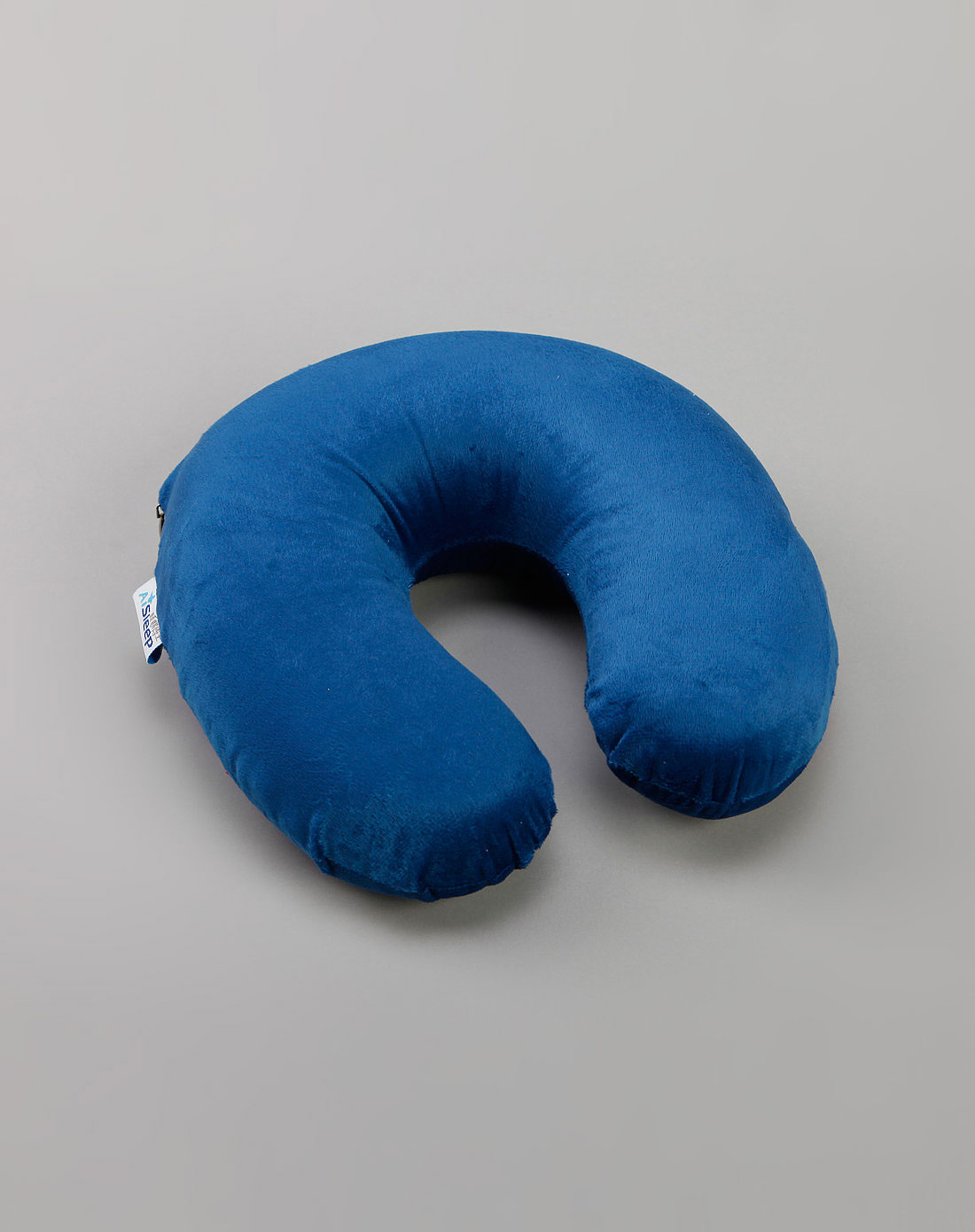 睡眠博士aisleep蓝色慢回弹u型记忆护颈枕