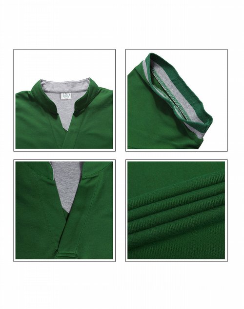 简时尚品justyle男装专场浅墨绿色简约休闲短袖t恤