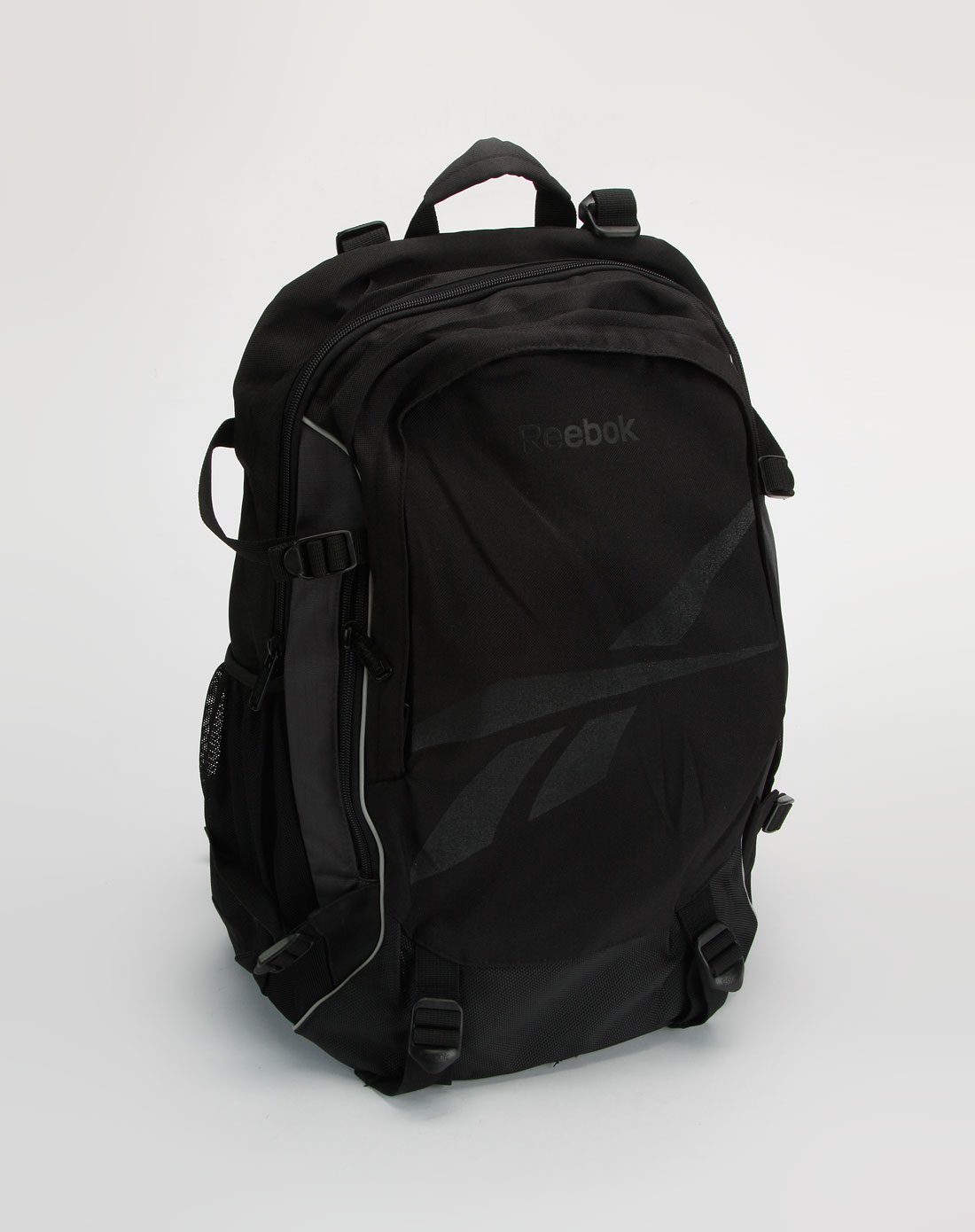 锐步reebok中性黑色休闲双肩背包