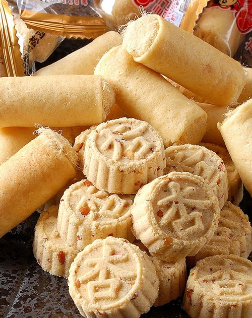 澳门英记食品专场优惠2盒装100%纯手杏粒棋子饼250g 100%纯手工原味