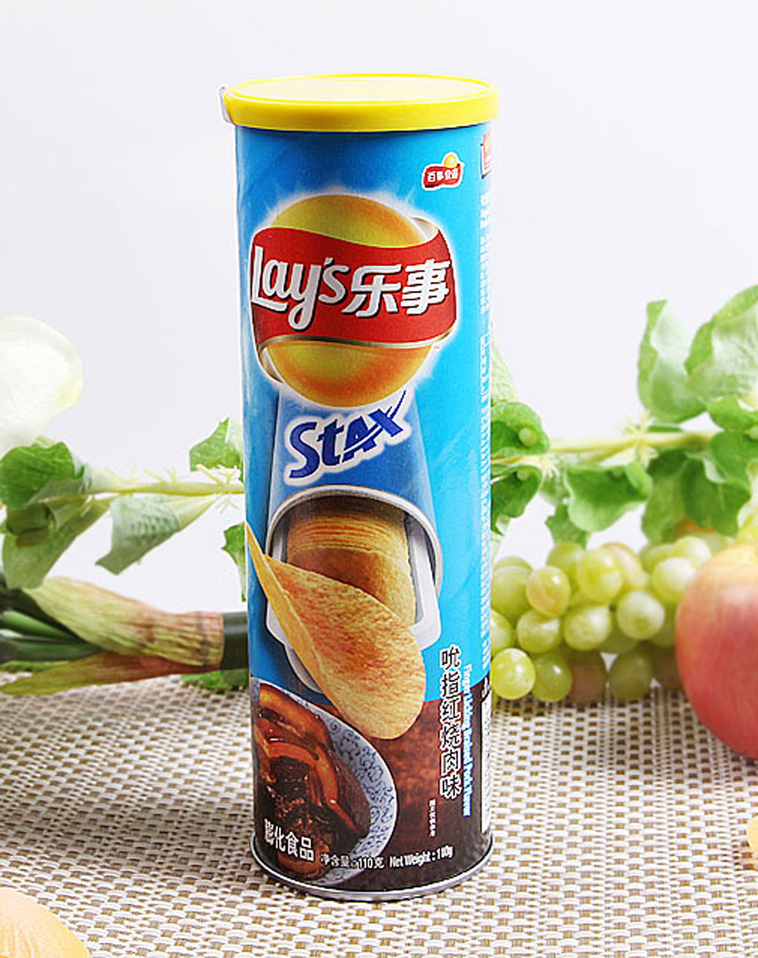 零食专场乐事 薯片(吮指红烧肉味) 110g