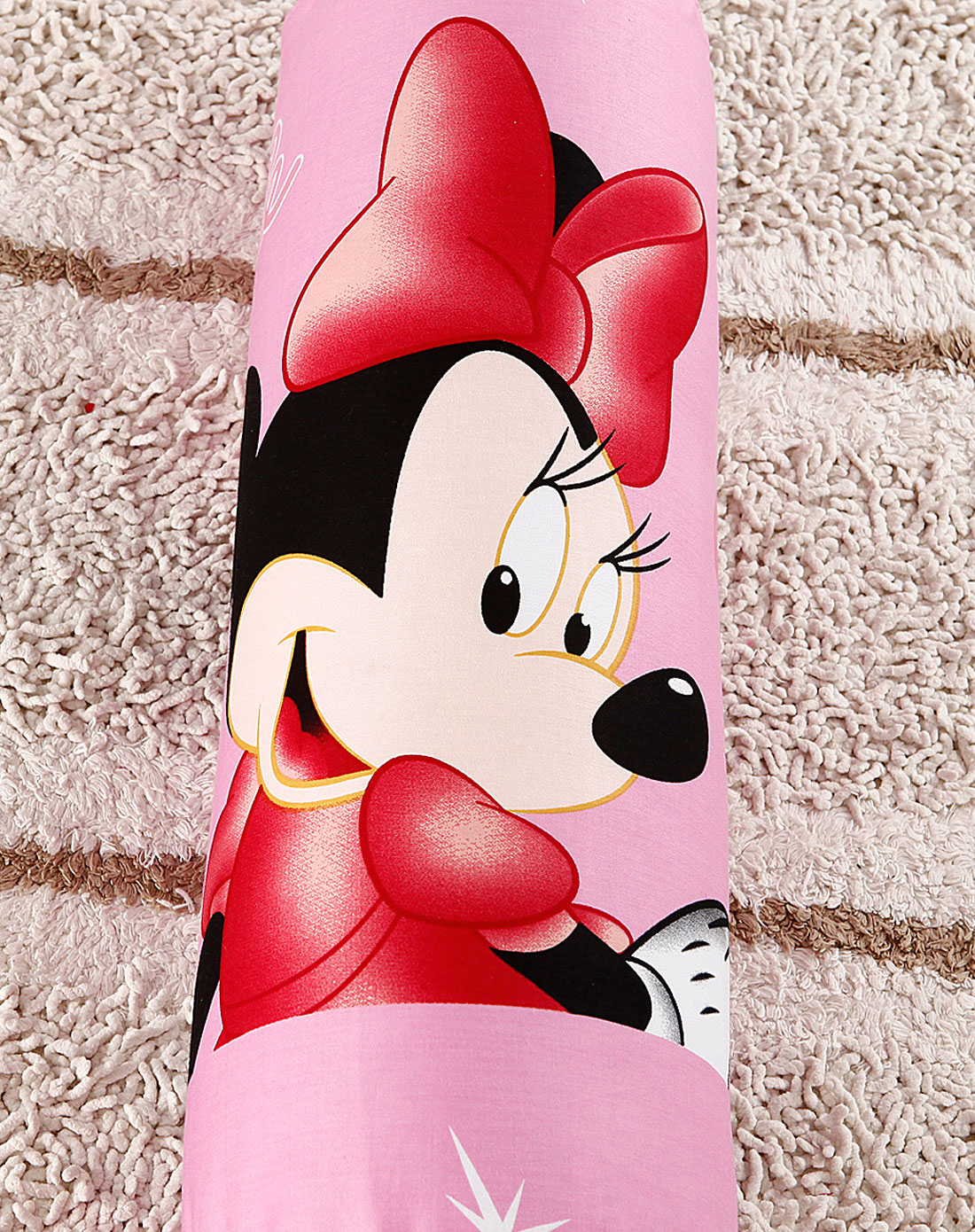 粉色米妮糖果枕20*60cm