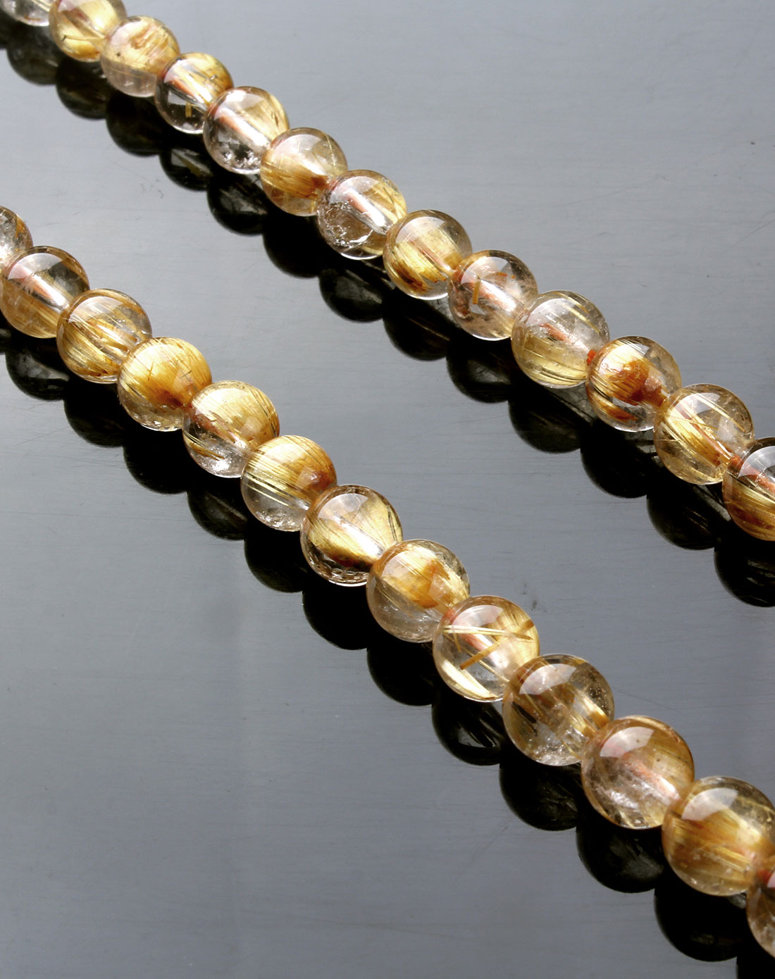 凝萃坊天然极品钛晶项链-塔链02(送鉴定证书)