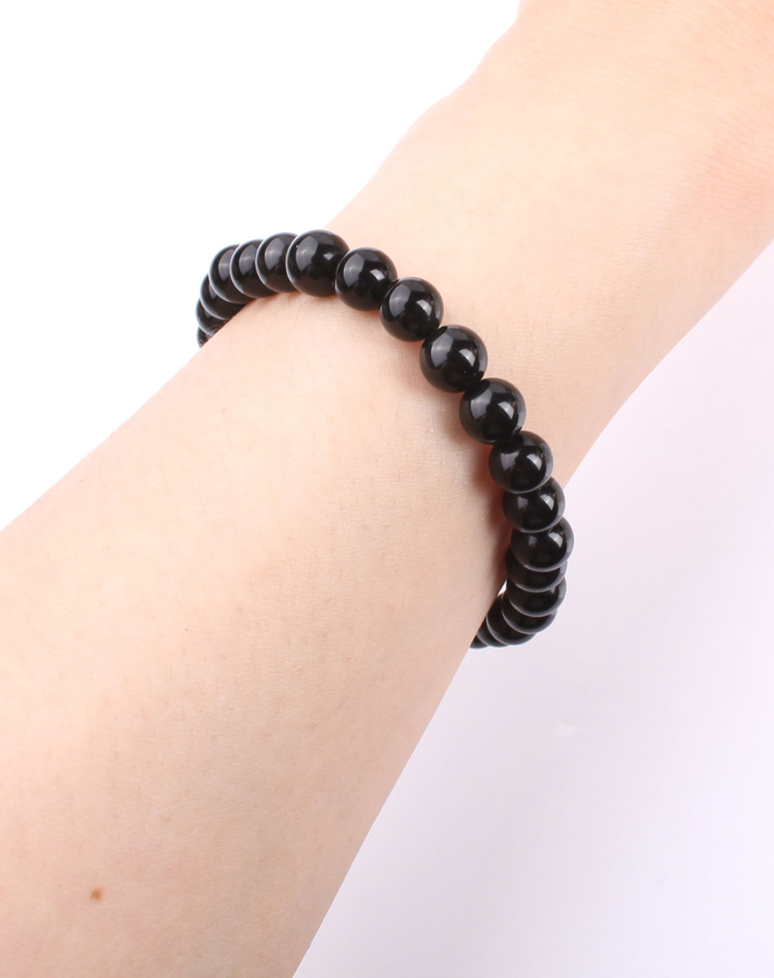 凝萃坊天然黑曜石手链7mm_唯品会名牌时尚折扣网