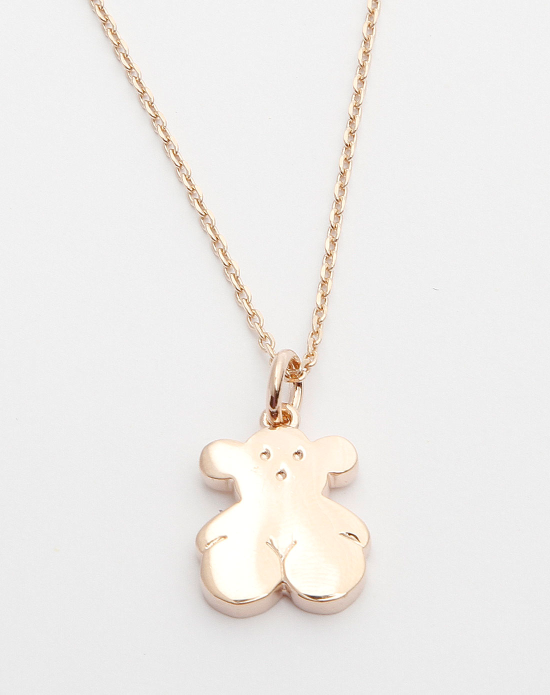 饰品库存专场felisa 金色小熊吊坠项链