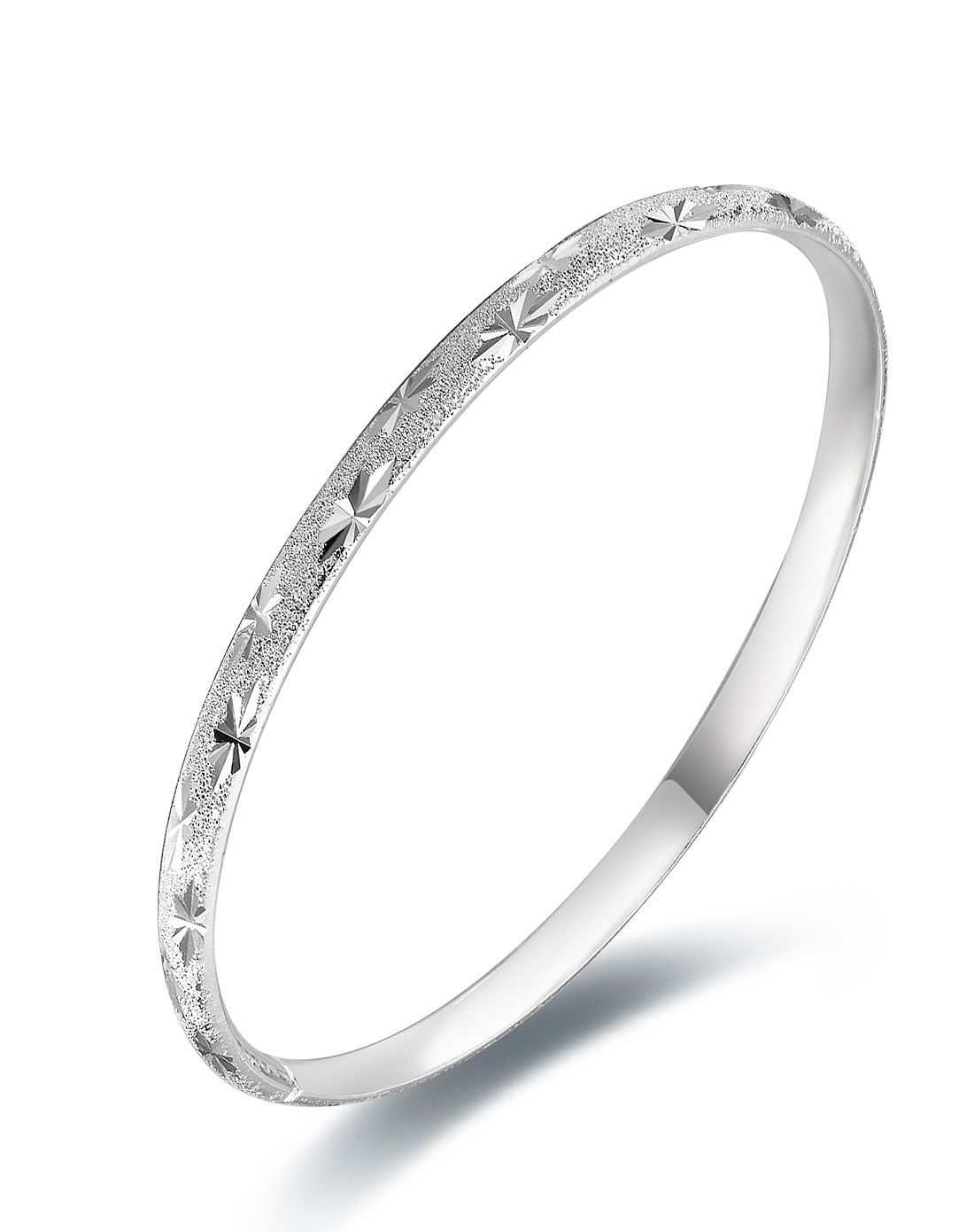 s990纯银满天星银手镯约12克