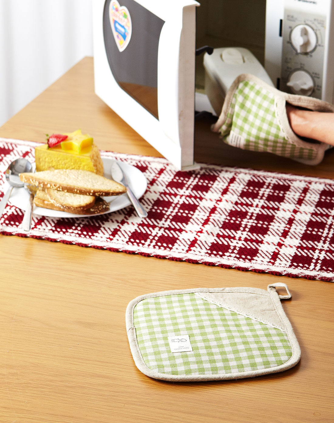 绿格布艺隔热垫19*19cm