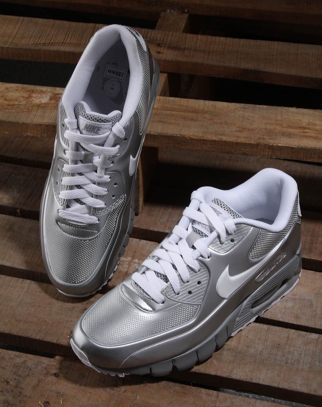 [ 耐克 ] 男款银色air max 90 current vt lsr休闲鞋