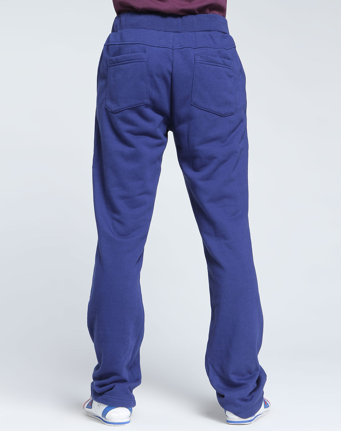 [ 卡帕 ] 男款蓝色时尚针织长裤