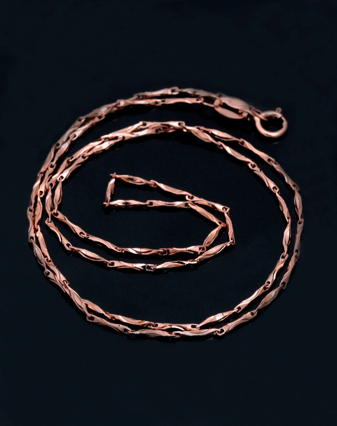 女款彩色s925纯银彩银项链-瓜子链