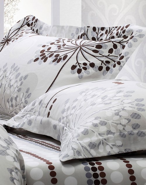 品牌混合专场-6----夜场乐加家纺 夏至末至大提花四件套-灰白1.8m