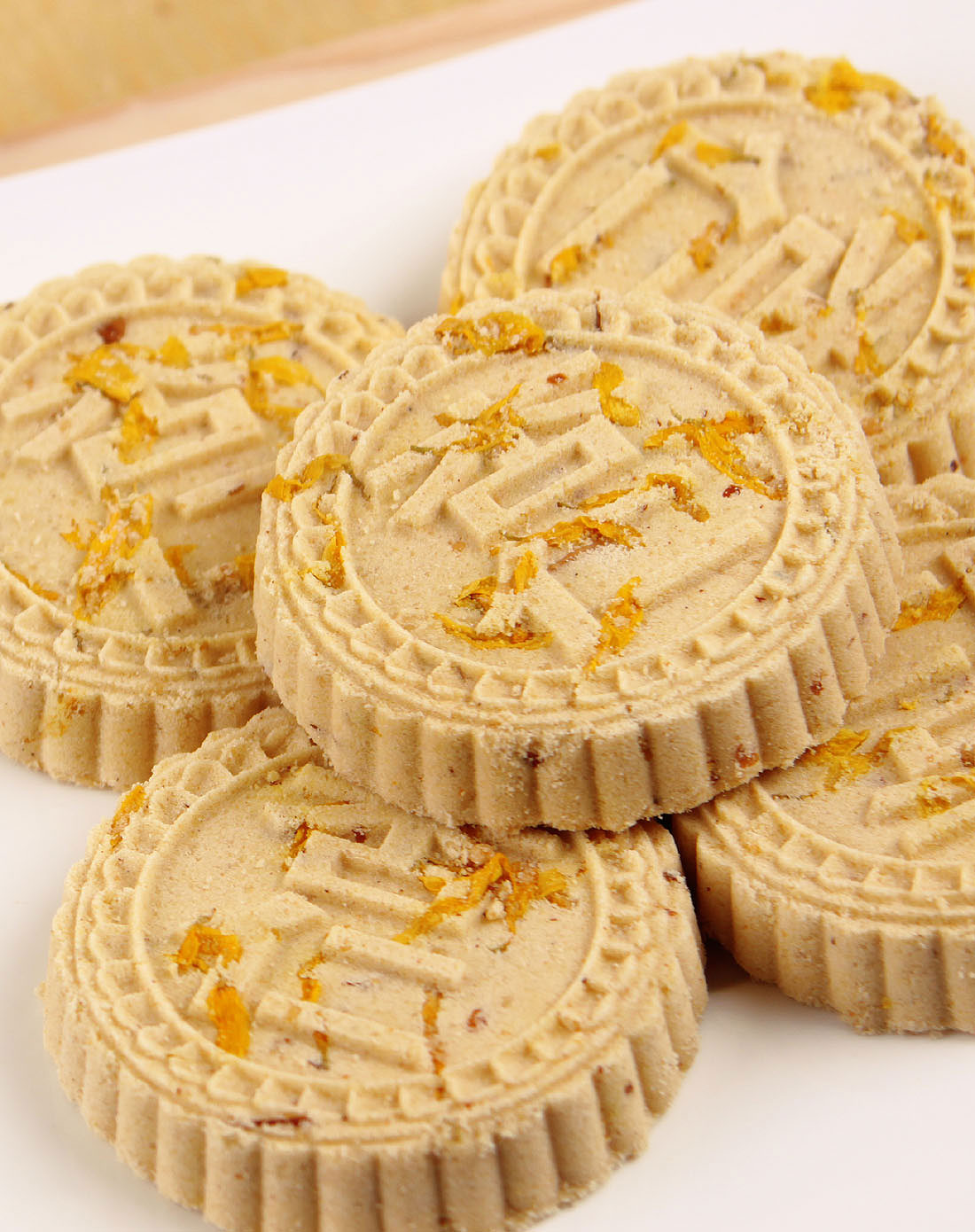 促销澳门板樟堂菊花杏仁饼208g