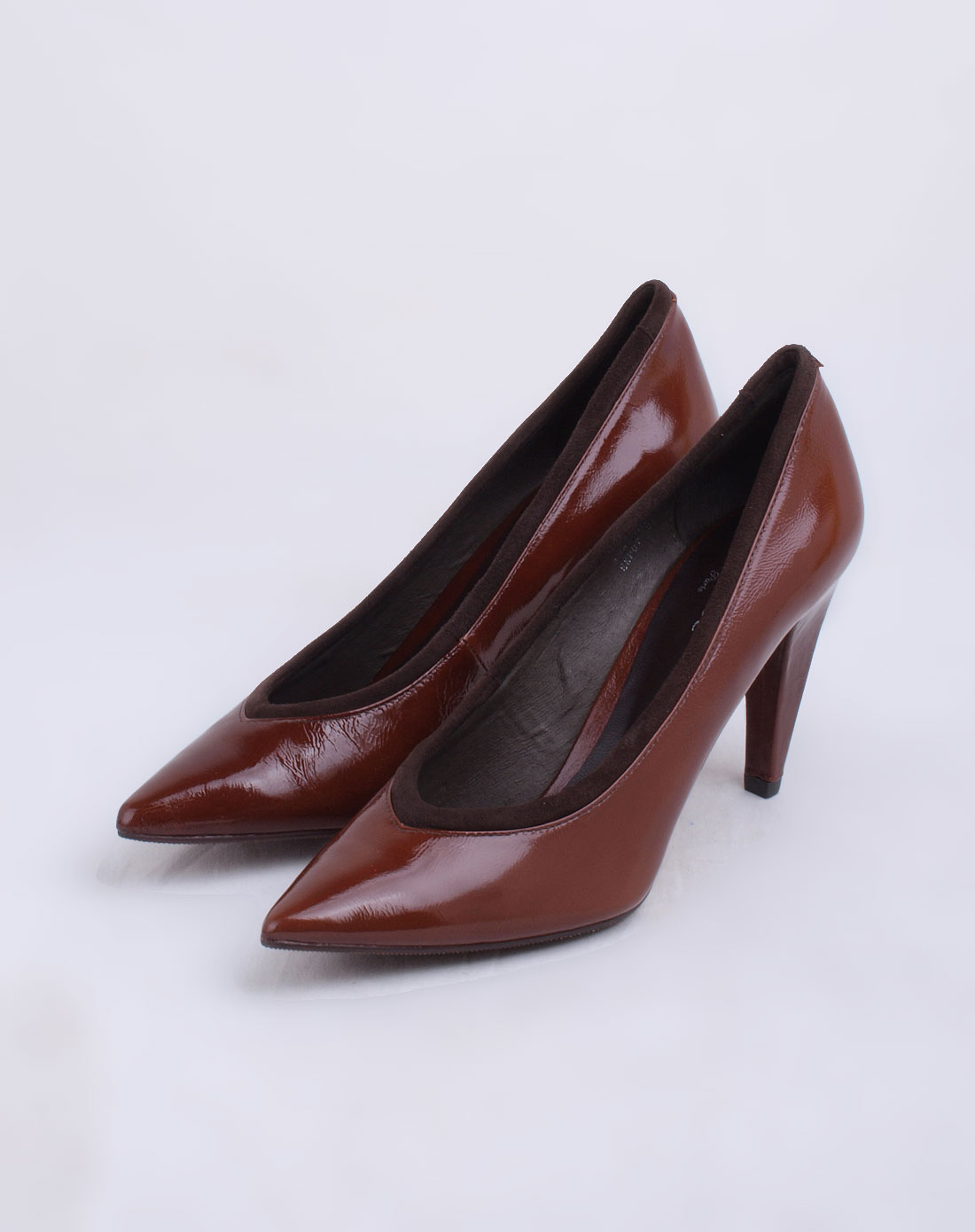 女款咖啡时尚正装单鞋