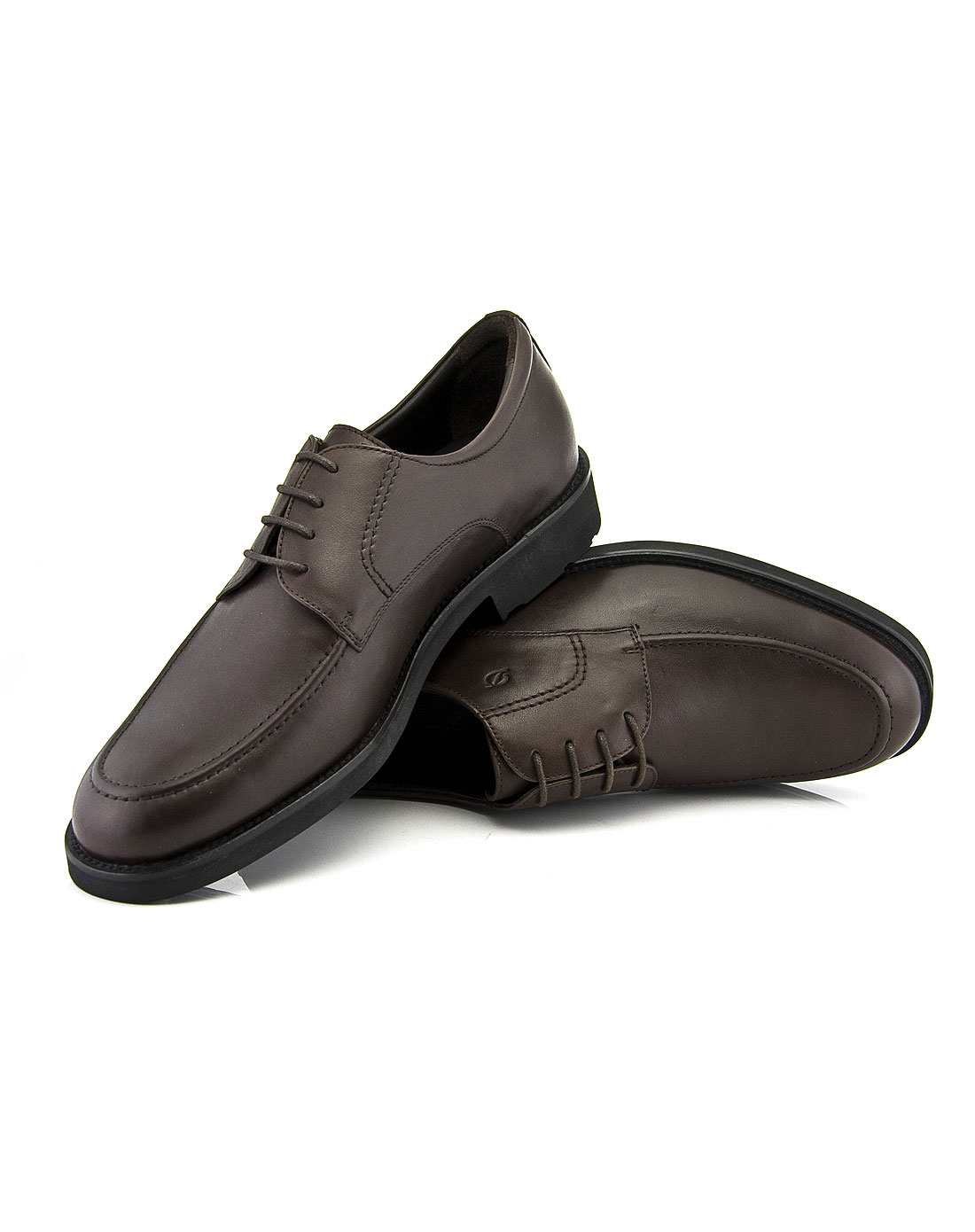 [ 都彭 ] 男款啡色法国软皮商务皮鞋