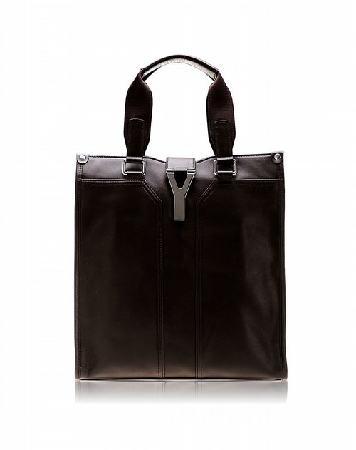 贝尔男装箱包专场海豹咖头层纳帕牛皮竖款手提包