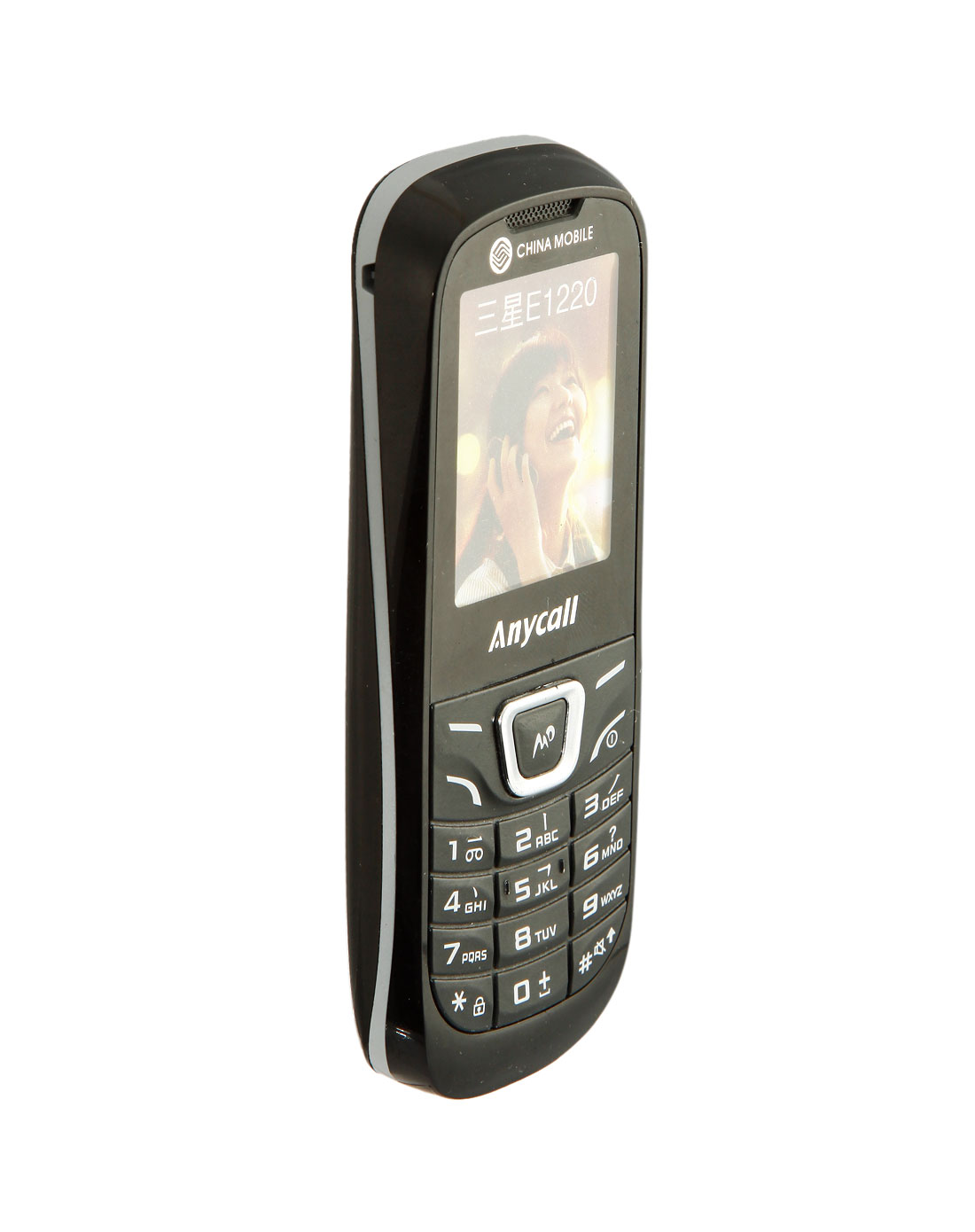三星samsung黑/灰色时尚手机e1220i
