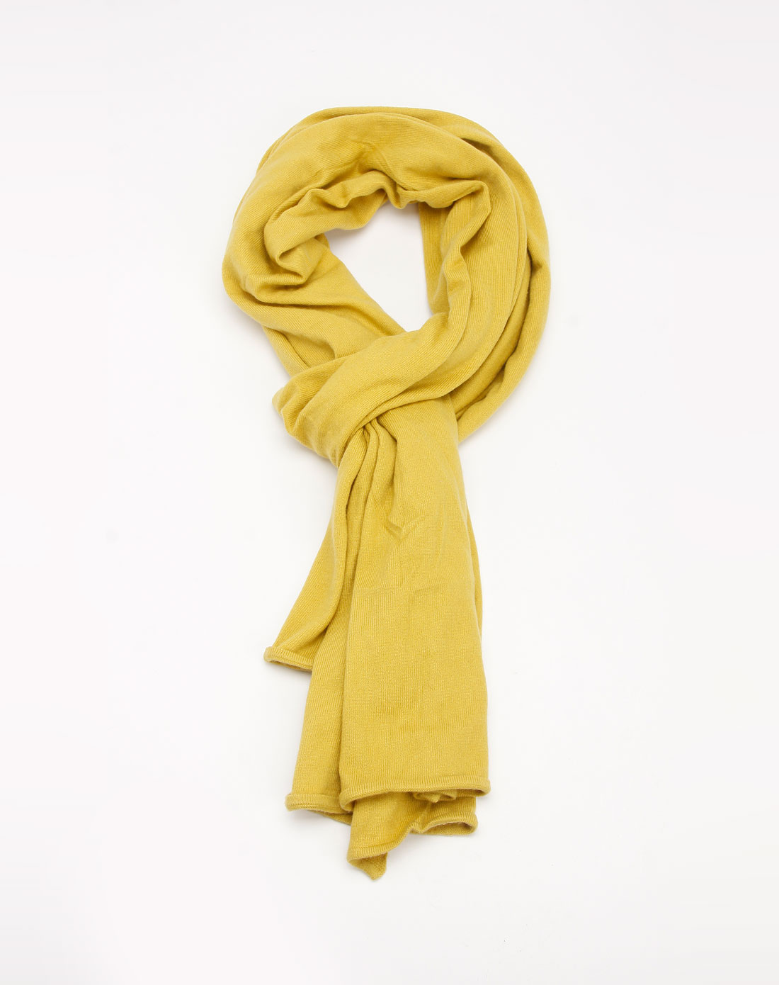 伊cocci菊花黄色针织围巾