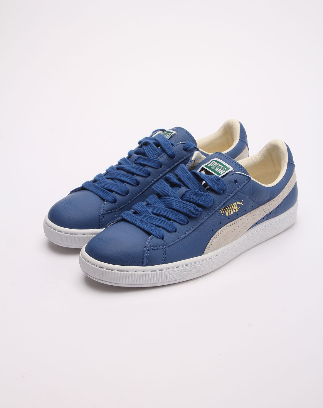 [ 彪马 ] 男款蓝色休闲绑带篮球鞋