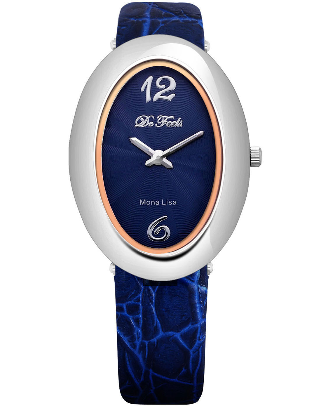 feels&de feels女款深蓝/银色闪钻时尚皮带石英表f1047ll.01_唯品会