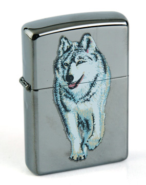 芝宝zippo黑冰狼