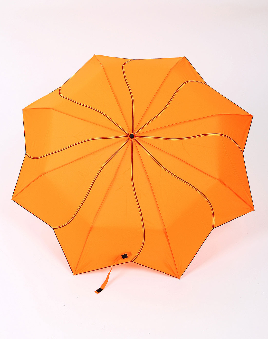 [ 威廉&凯特 ] 橙色刺绣pg三折九合版伞