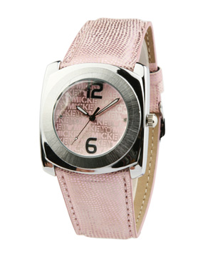 迪士尼disney-手表饰品专场女款银/粉色cuties系列手表dc-4007p