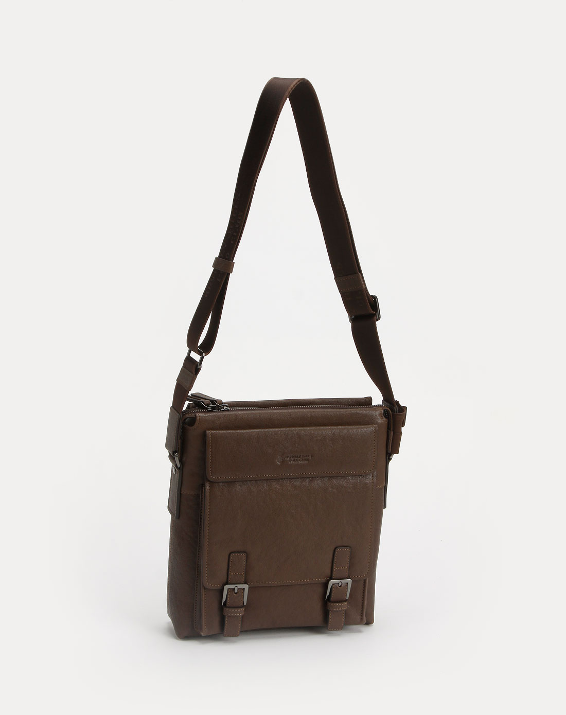 比华利保罗-男包专场啡色时尚斜挎包3