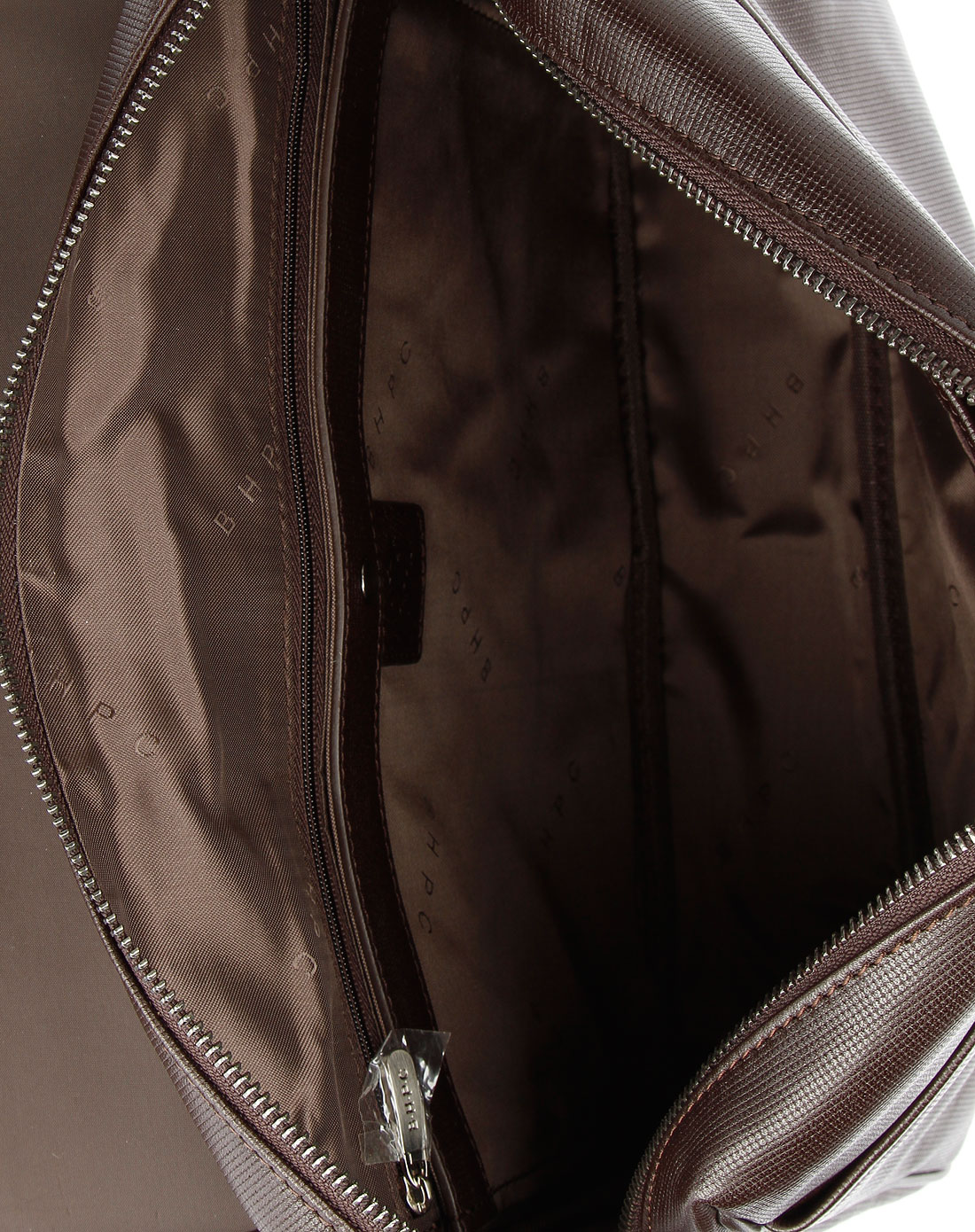 箱包库存专场比华利保罗 深啡色格纹磁扣挎包