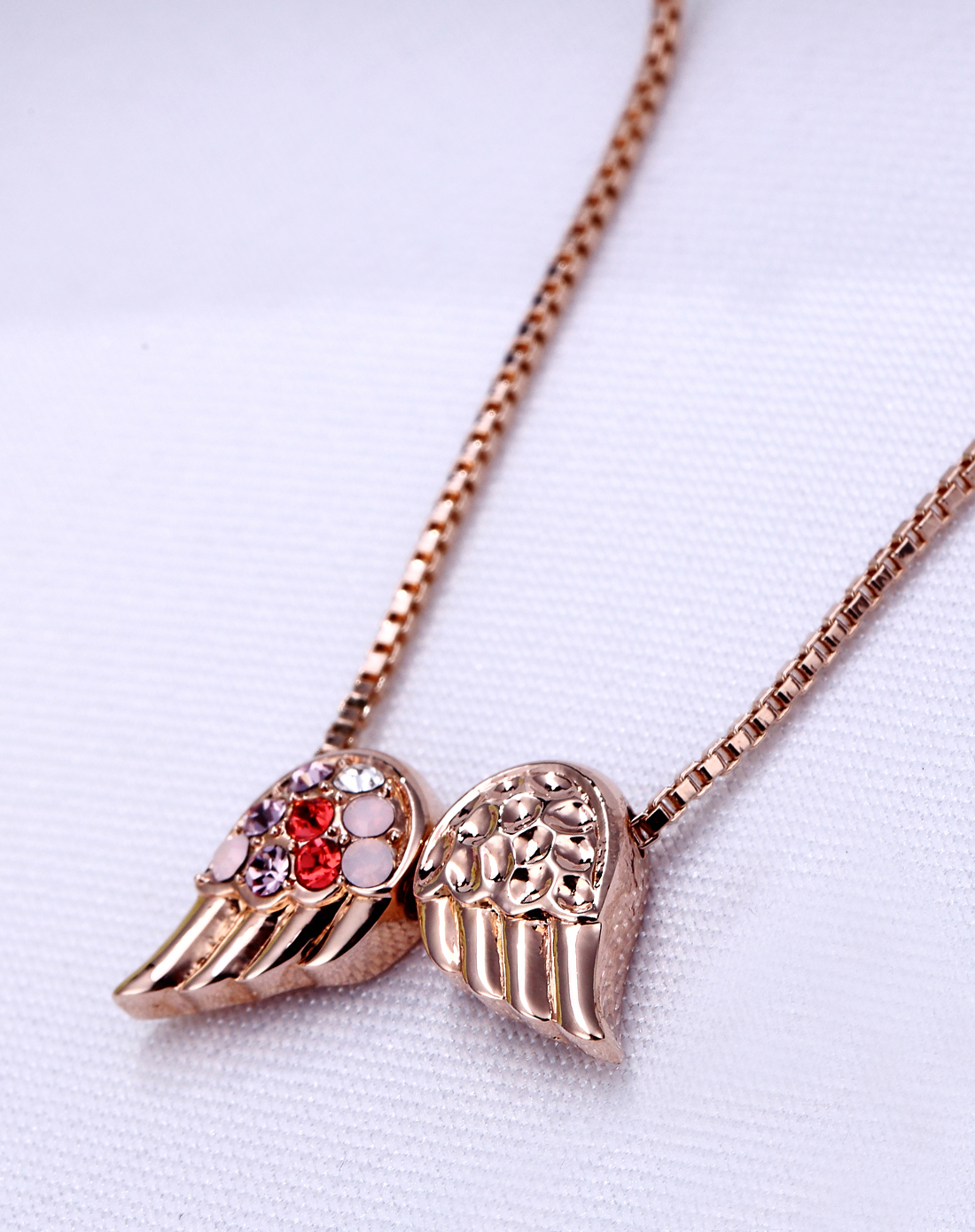 [ 伊泰莲娜 ] 金色天使翅膀项链