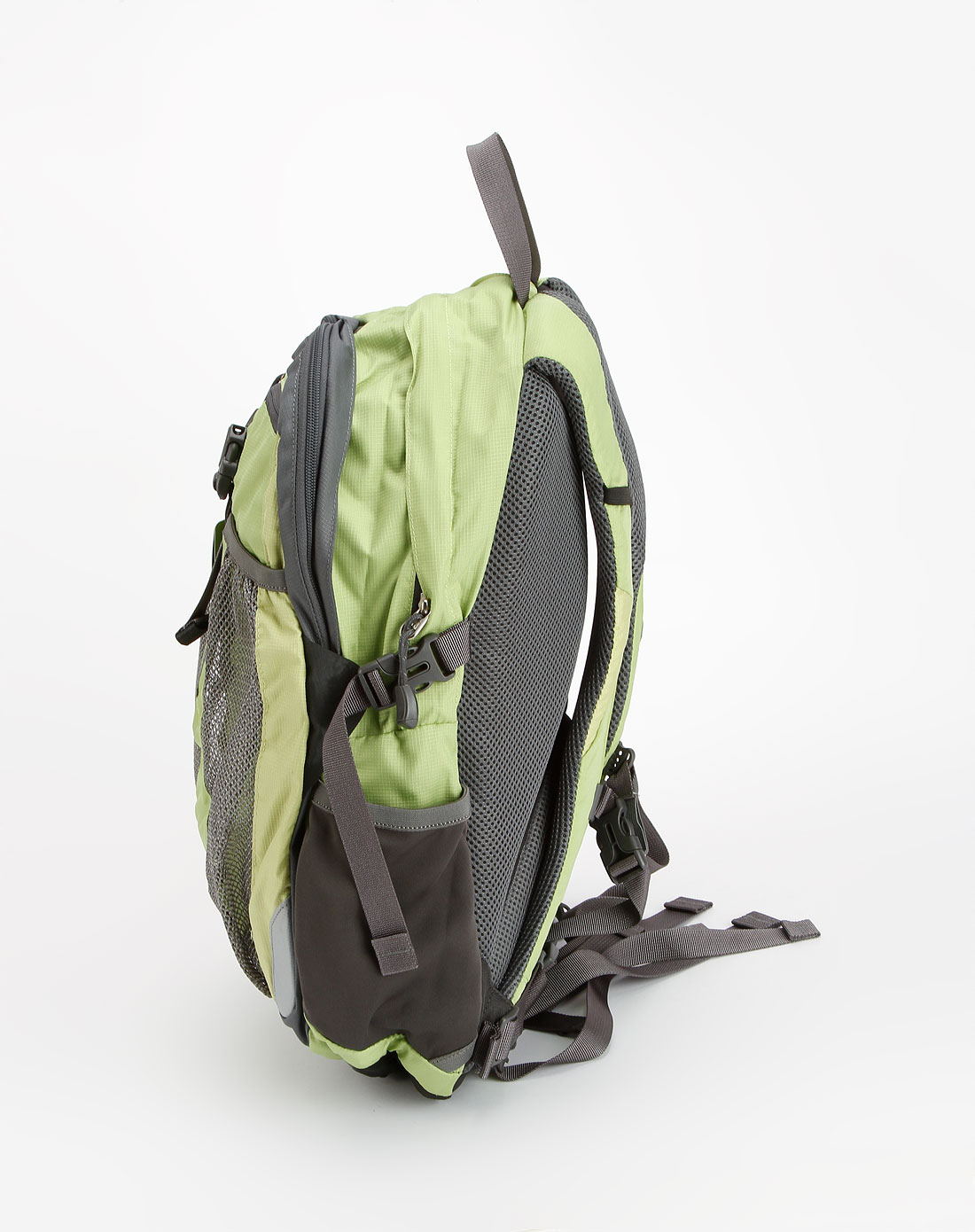 品牌混合专场-6----夜场牧高笛mobigarden草绿/深灰色格子背包 25l