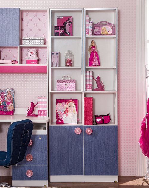 多喜爱 芭比公主系列书柜