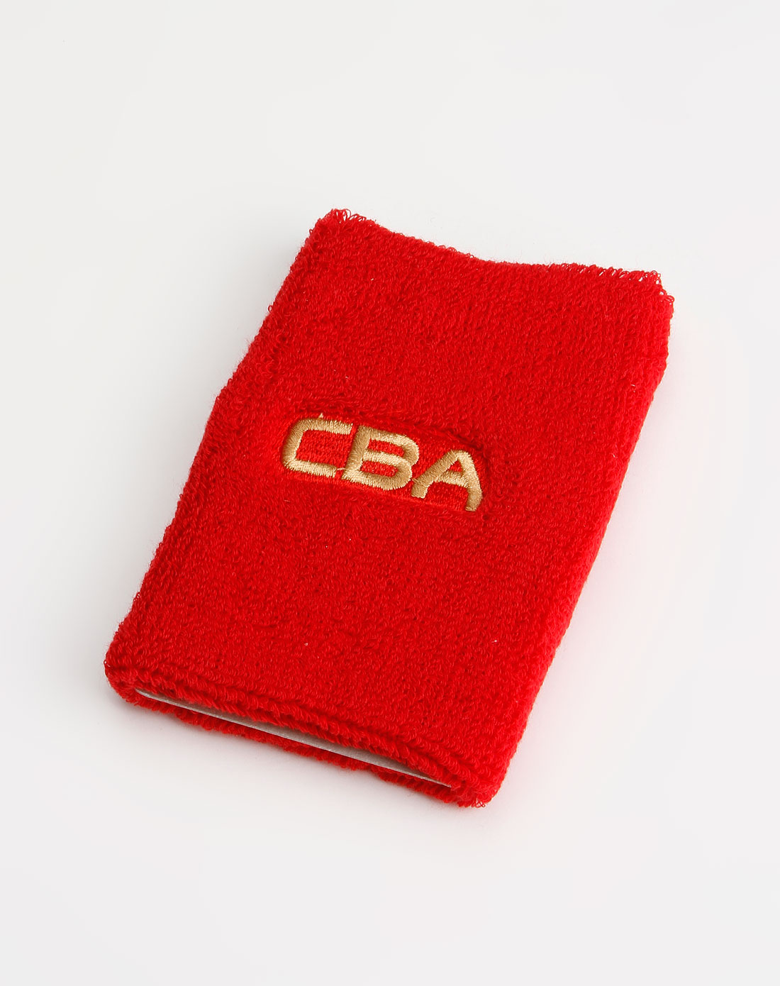 cba男装红色绣logo护手腕