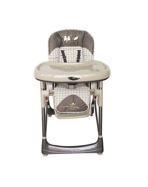 英氏&皮卡泡泡&esprit婴童用品中性咖啡色咖啡色豪华餐椅